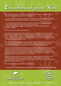 Cannabis Social Club Flyer 2012 - Deutsch - Eine Gesunde Option - Rueckseite_Grafik